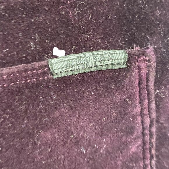 Hudson Nico Midrise Velvet Ankle Skinny Jeans in Violet Trance Size 30 - Picture 6 of 12